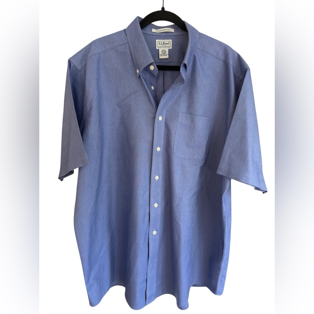 ❤️ L.L. Bean Men's Casual Blue Button Down Shirt